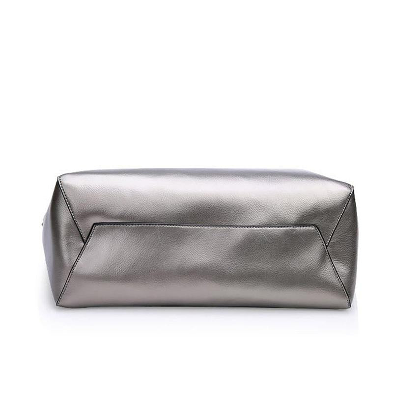 Silver Luxury Messenger Bag